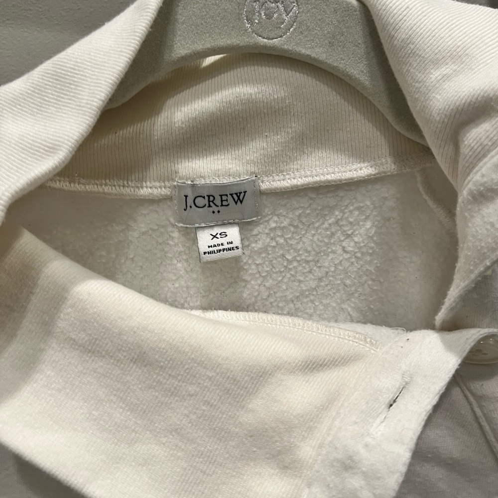 Jcrew white sweatshirt